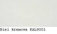Biel kremowa RAL 9001 